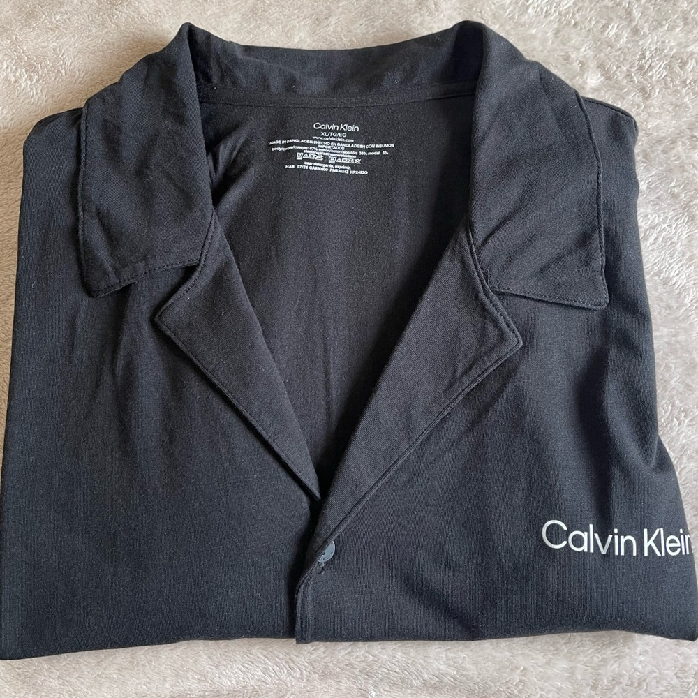Calvin Klein Black Mens Shirt